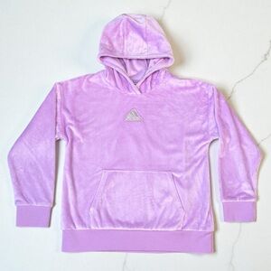Adidas Purple Fleece Hoodie NWT